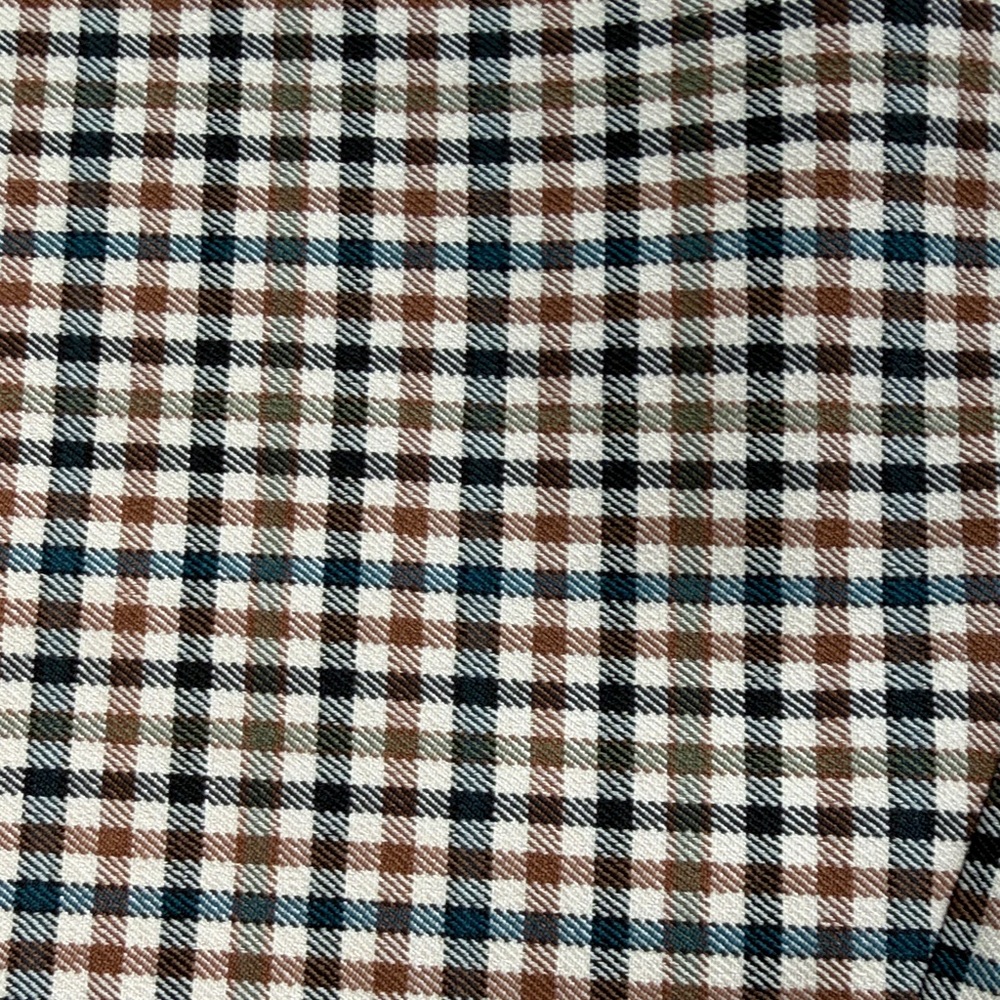 Tommy Hilfiger Women's Tan Checkered Blazer - Picture 5 of 5